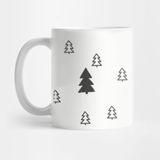 Snowy Forest Blush Mug